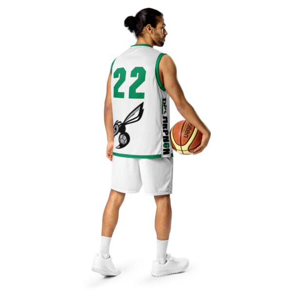 Hornets Ball - Recyceltes Unisex-Basketballtrikot – Bild 3
